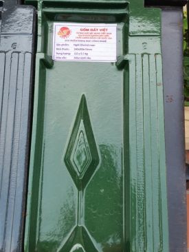 Ngói 22 ĐẤT VIỆT Tráng Men XANH RÊU